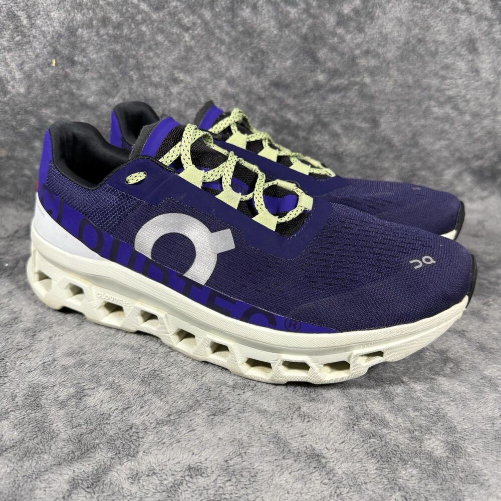 On Cloudmonster Running Shoes Sneakers Mens 11 Acai Aloe Purple 61.99027